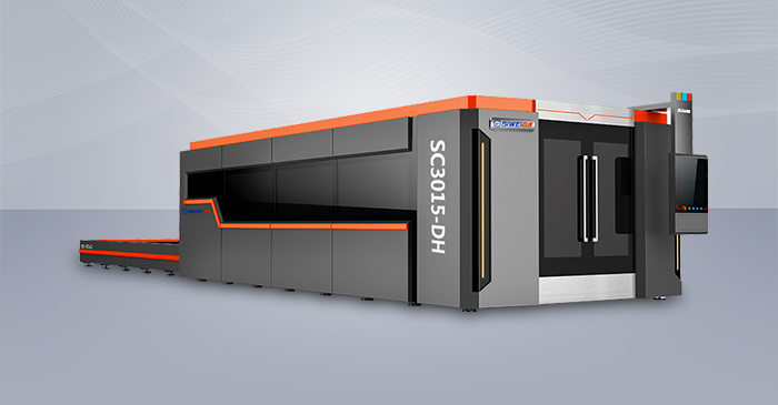 SC3015-DH 美狮贵宾会关闭式重型工业自动换料光纤激光切割机